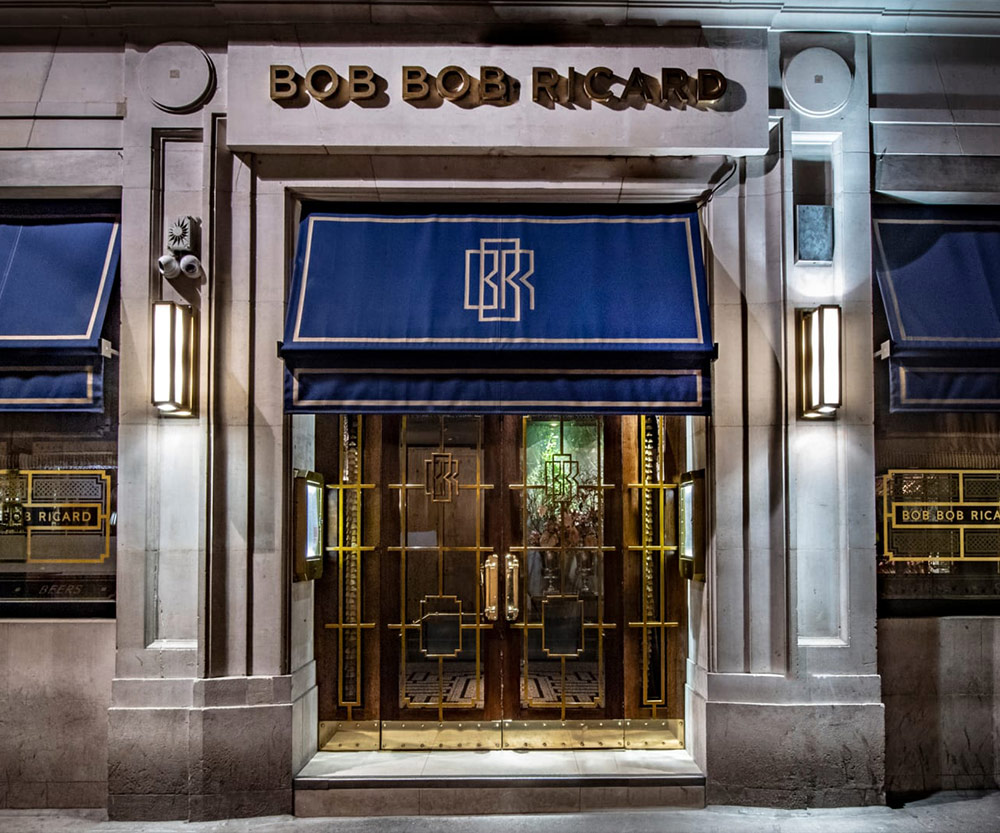 Bob Bob Ricard Soho interior
