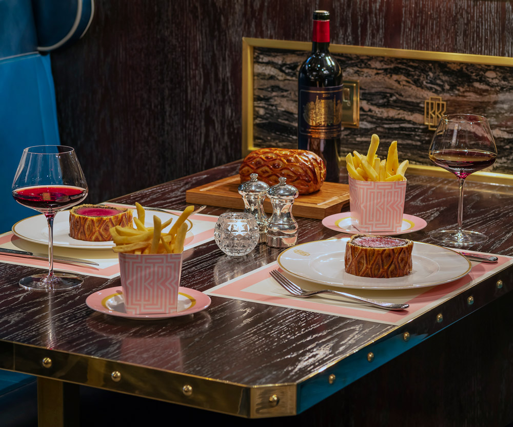 Beef Wellington at Bob Bob Ricard Soho
